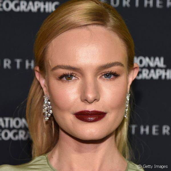 Confira mais detalhes sobre a maquiagem sofisticada de Kate Bosworth! (Foto: Getty Images)